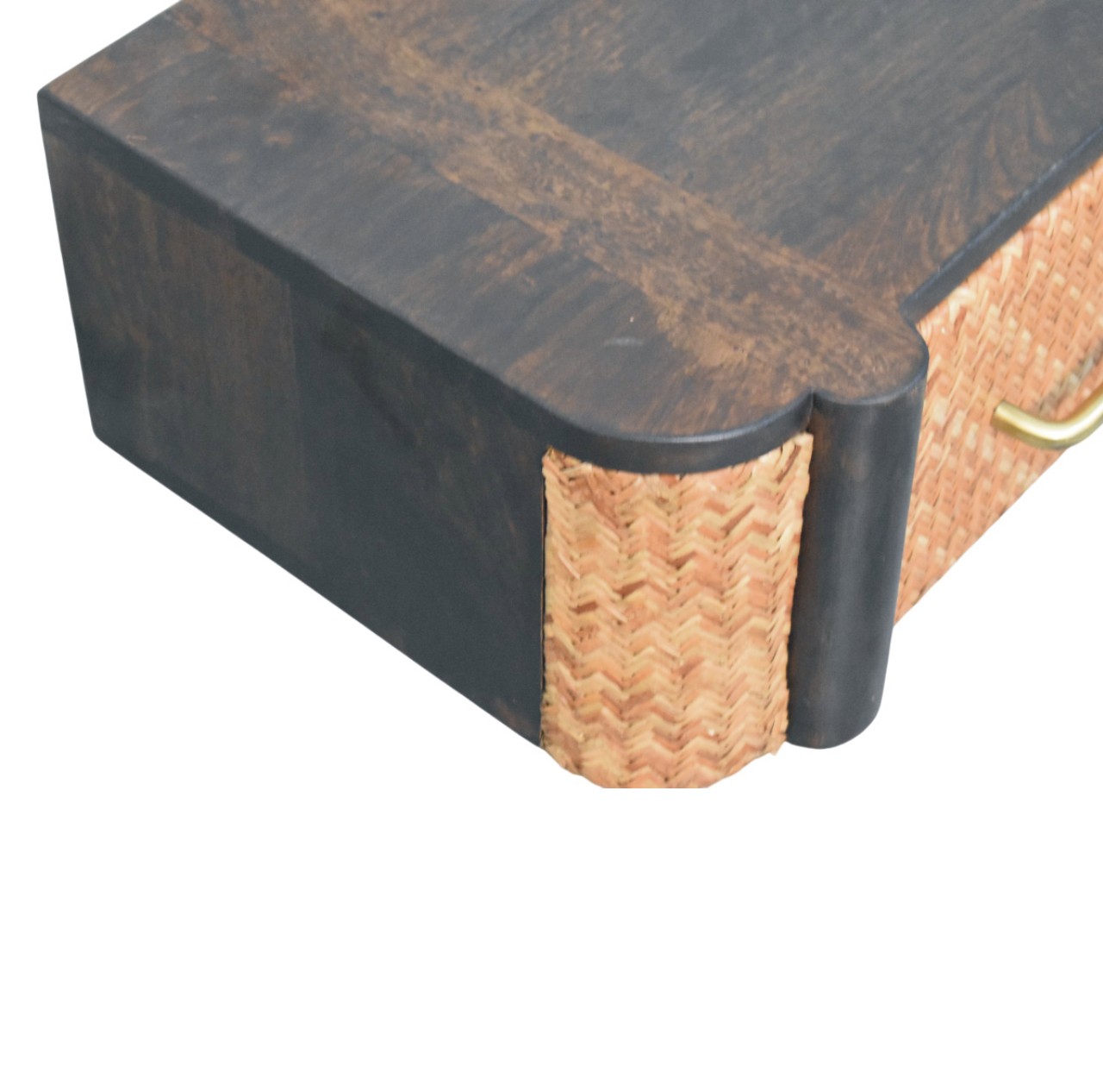 Rattan Curve Wall-Mounted Drawer - Image 5