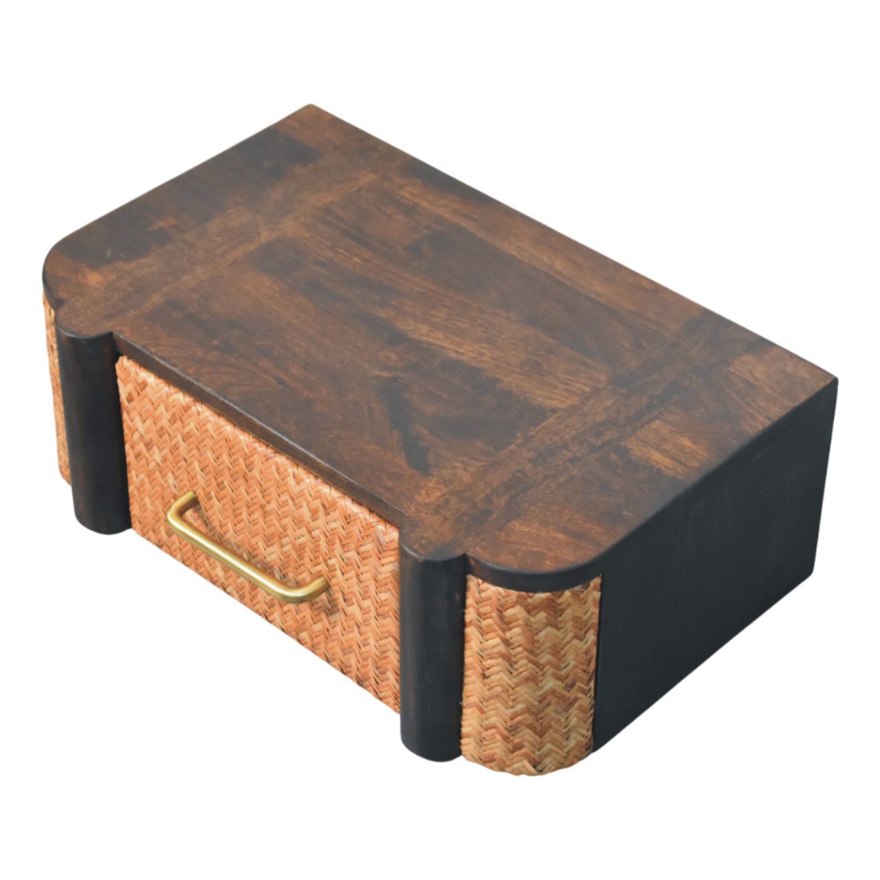 Rattan Curve Wall-Mounted Drawer - Image 6