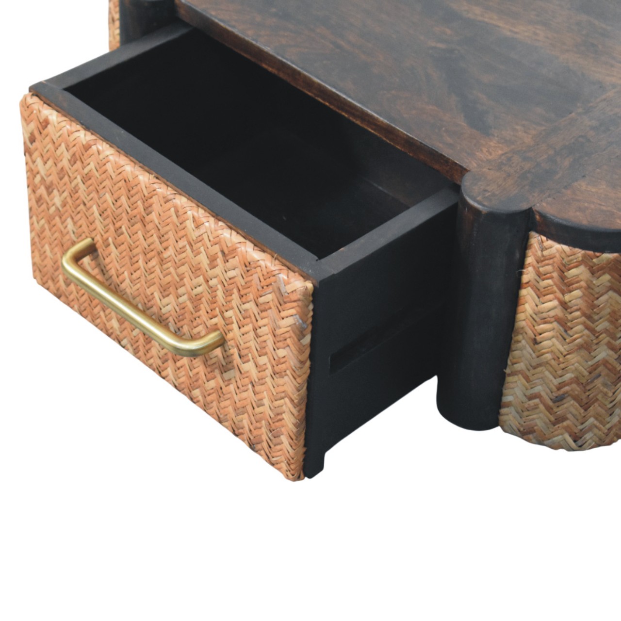 Rattan Curve Wall-Mounted Drawer - Image 7