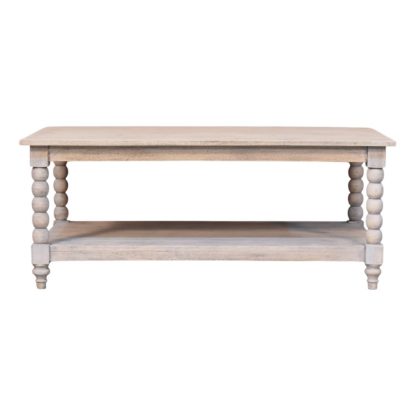 Ellsworth Spindle Coffee Table in Acid Wash