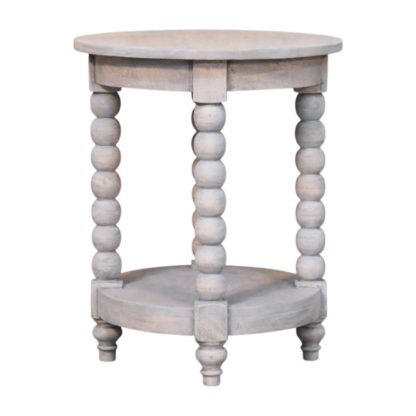 Ellsworth Round Side Table in Acid Wash