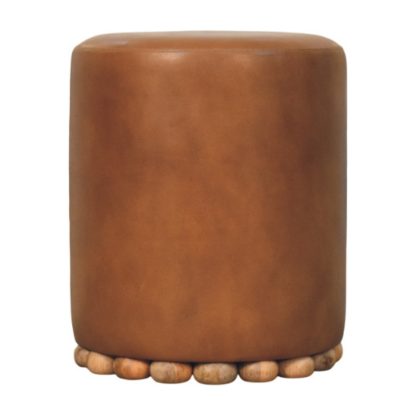 Bola Leather Stool